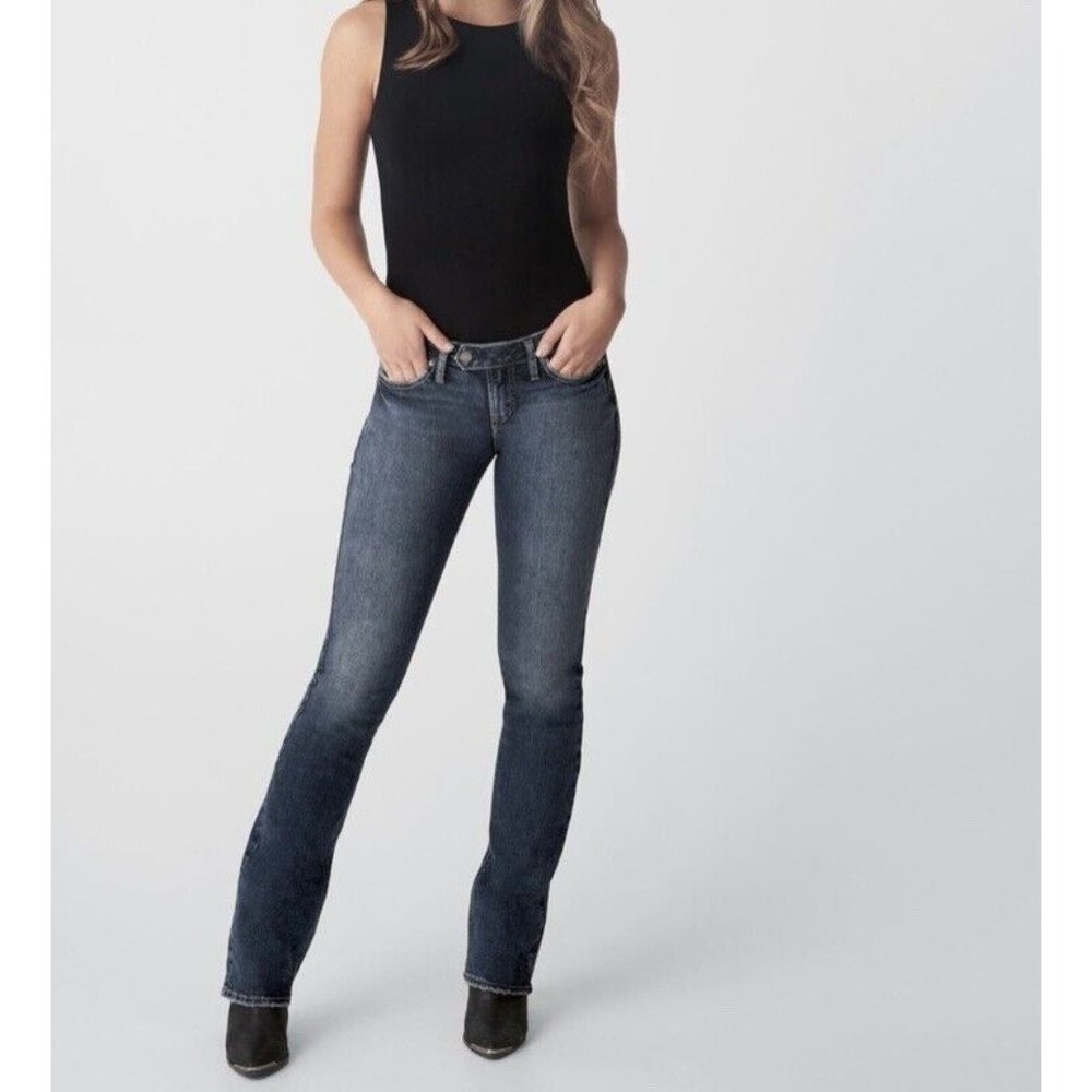 Silver Jeans Tuesday 16 1/2" Distressed Jeans Size 20/L33